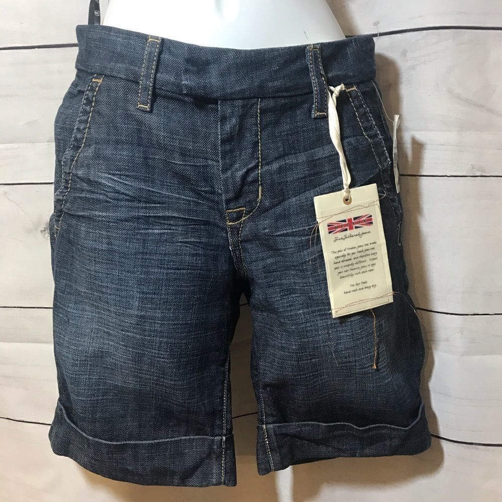 NEW! Hudson Rodeo Trouser Denim Short 24 - Picture 6 of 12